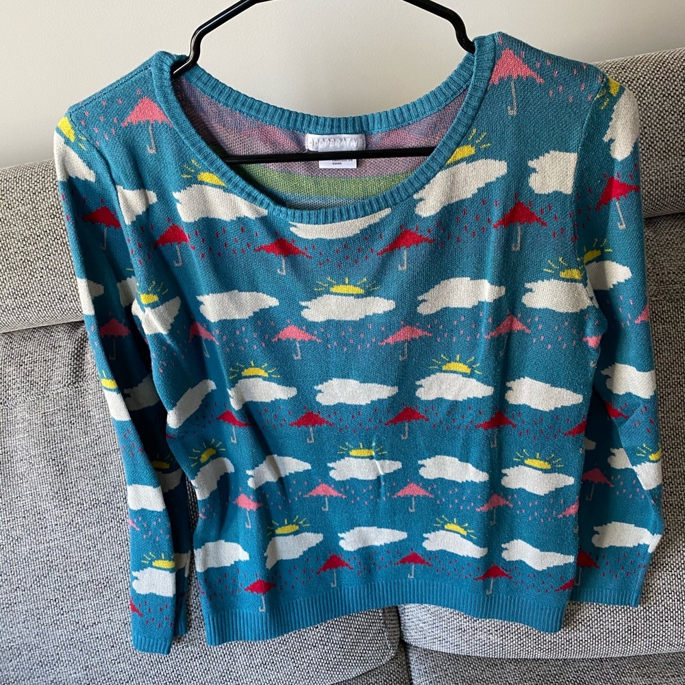 Fun sweater from Cooperative, in good condition